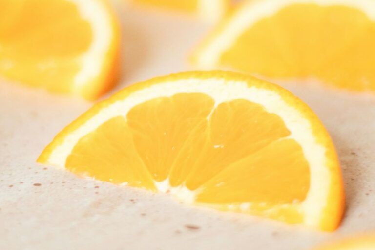 Slices of oranges