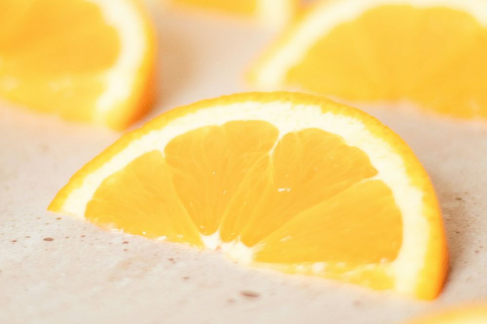 Slices of oranges
