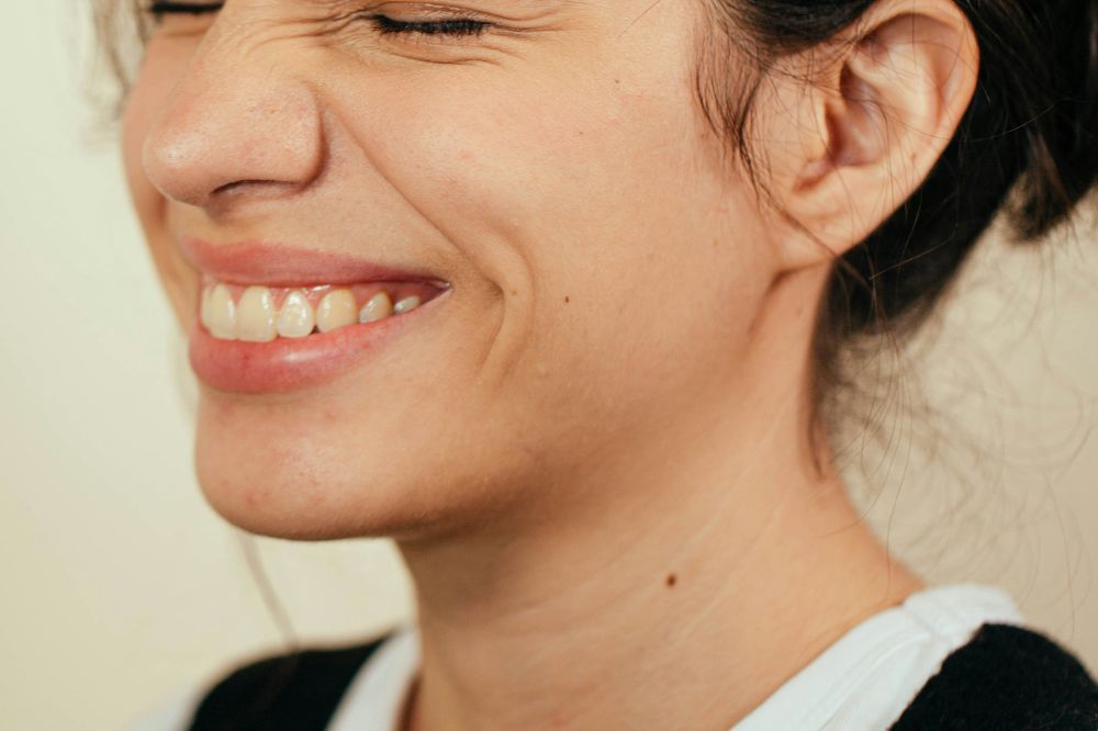 Woman smiling