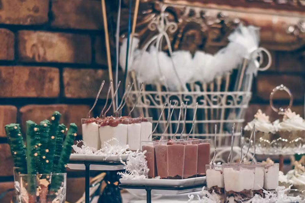 sweets on a table